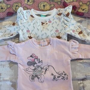 Girls baby Disney lot Minnie Winnie the Pooh cozy and cute